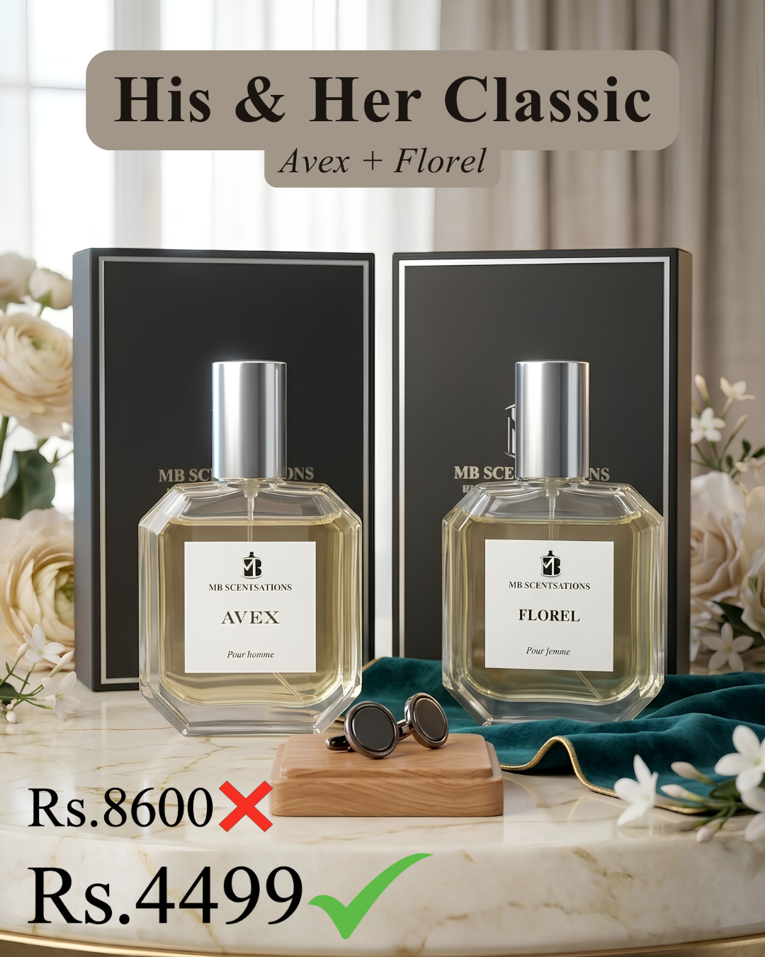 His & Her Classic Duo (Avex 50ml + Florel 50ml)