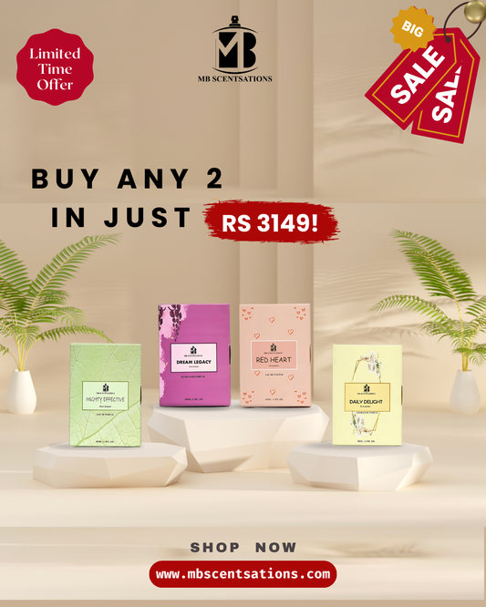 Any 2 Perfumes in Rs 3149 !