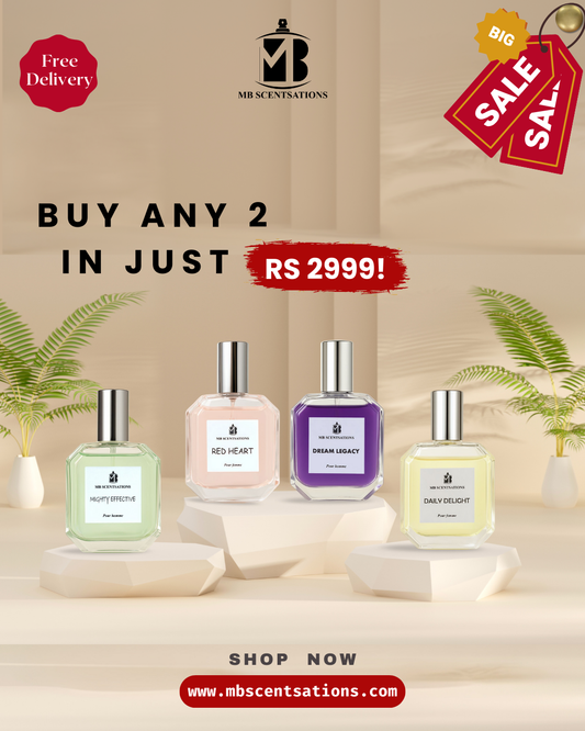 Any 2 Perfumes in Rs 2999 !