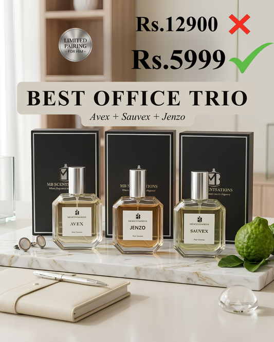 Best Office Trio (Avex 50ml + Sauvex 50ml + Jenzo 50ml)