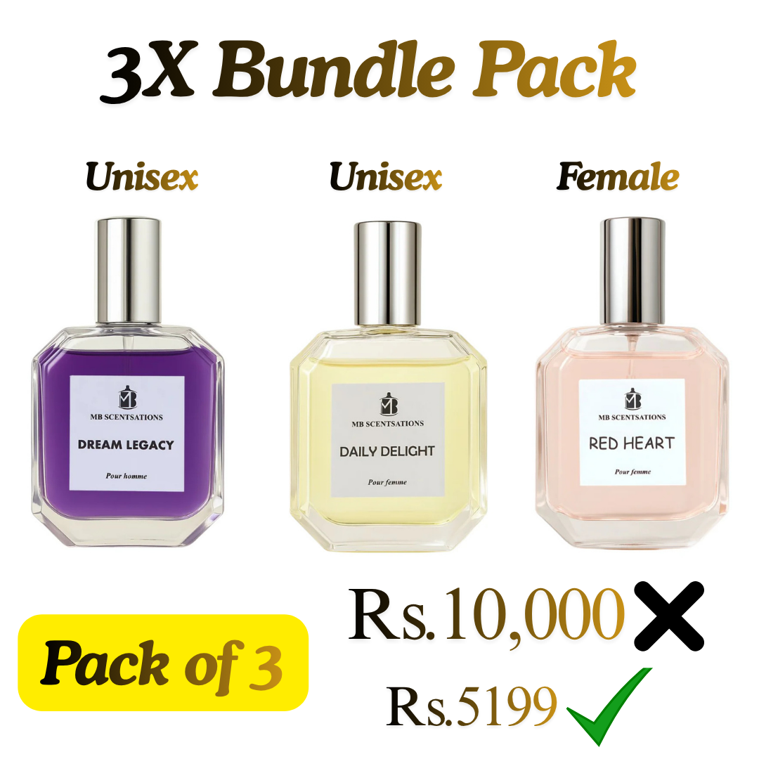 3X Bundle Pack ( Unisex + Unisex + Female )