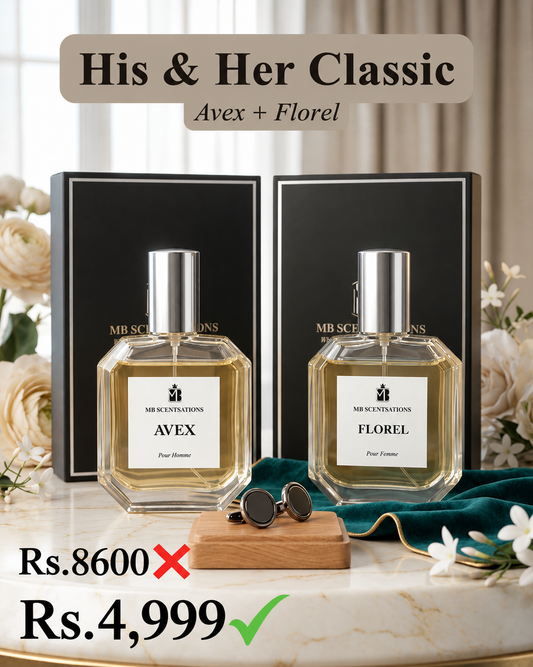 His & Her Classic Duo (Avex 50ml + Florel 50ml)