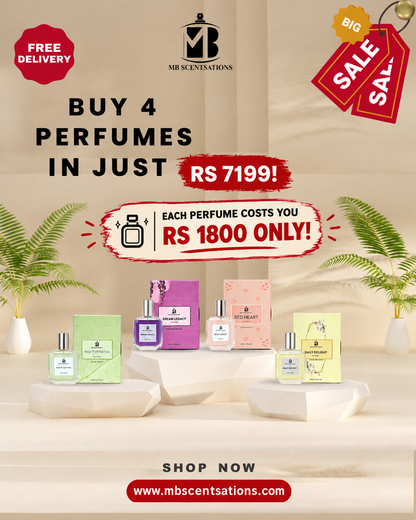 4U Deal: 4 Perfumes in Rs 7199 !