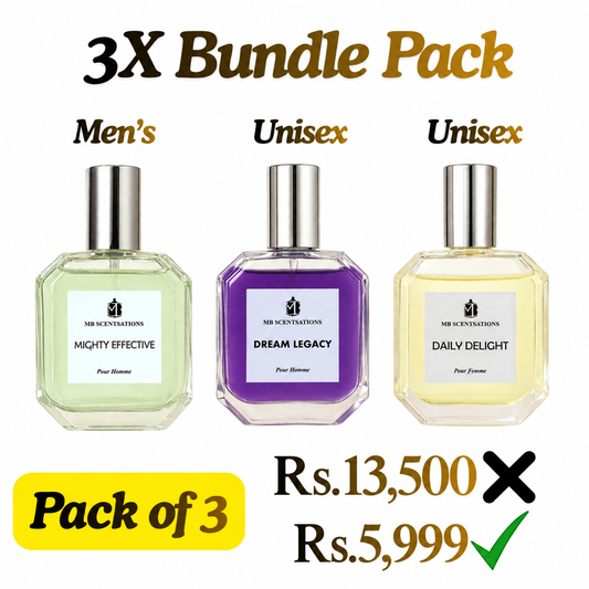 3X Bundle Men's Pack ( Unisex + Unisex + Men's )